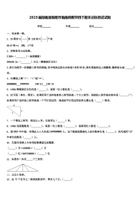 2023届湖南省衡阳市衡南县数学四下期末达标测试试题含解析