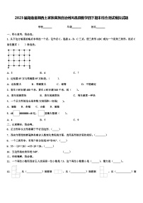 2023届湖南省湘西土家族苗族自治州凤凰县数学四下期末综合测试模拟试题含解析