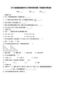 2023届湖南省益阳市沅江市数学四年级第二学期期末经典试题含解析