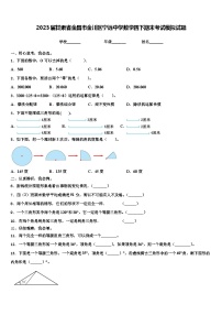 2023届甘肃省金昌市金川区宁远中学数学四下期末考试模拟试题含解析