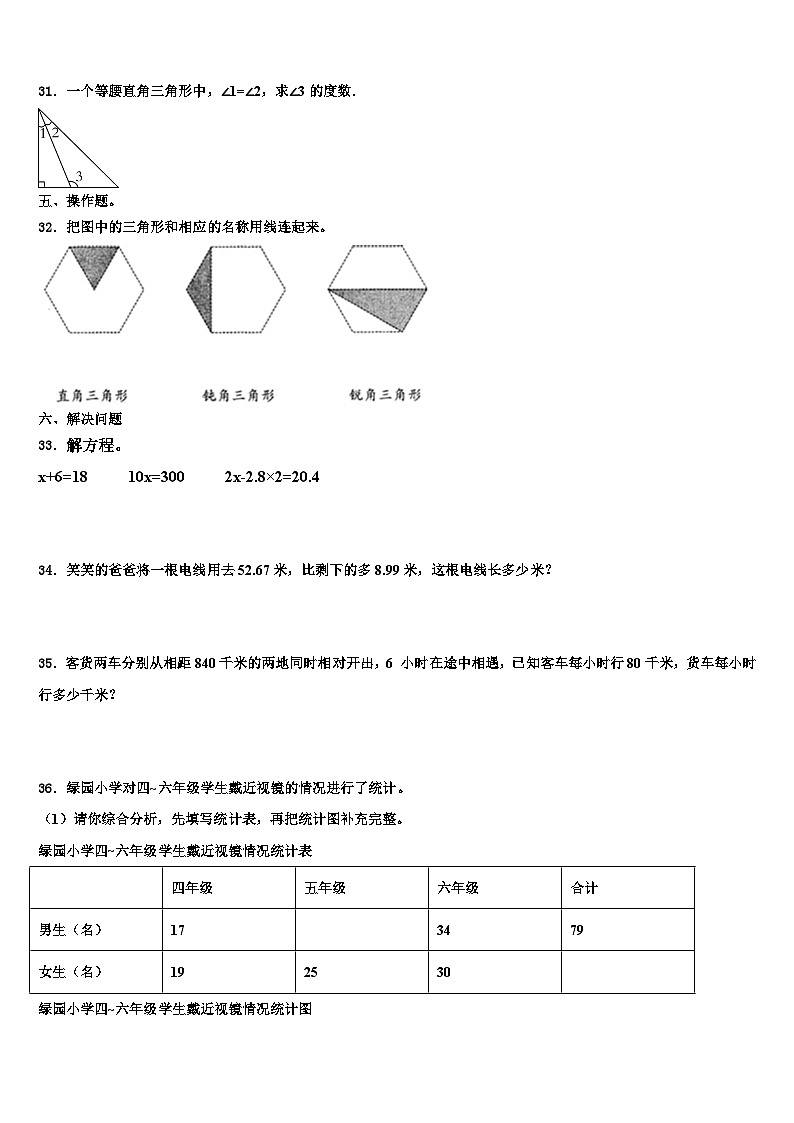 2023届红寺堡区数学四下期末综合测试试题含解析03