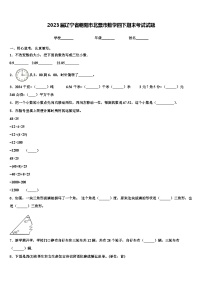 2023届辽宁省朝阳市北票市数学四下期末考试试题含解析