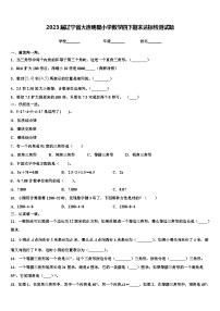 2023届辽宁省大连明星小学数学四下期末达标检测试题含解析