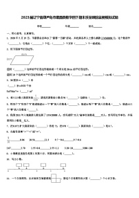 2023届辽宁省葫芦岛市建昌县数学四下期末质量跟踪监视模拟试题含解析