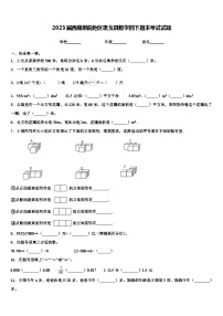 2023届西藏那曲地区班戈县数学四下期末考试试题含解析