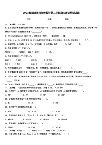 2023届醴陵市四年级数学第二学期期末质量检测试题含解析