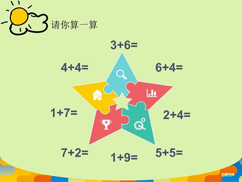 幼儿园第12课 看图列式课件PPT02