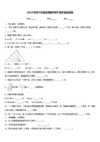 2023年内江市威远县数学四下期末监测试题含解析