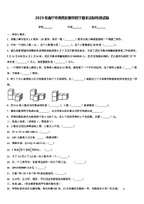 2023年南宁市青秀区数学四下期末达标检测试题含解析