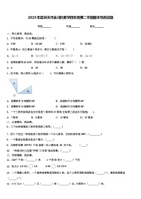 2023年嘉峪关市金川区数学四年级第二学期期末检测试题含解析