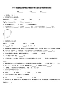 2023年四川省成都市温江县数学四下期末复习检测模拟试题含解析