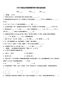 2023年唐山市唐海县数学四下期末监测试题含解析