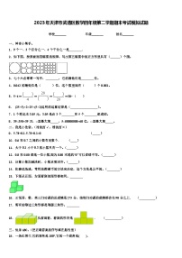 2023年天津市武清区数学四年级第二学期期末考试模拟试题含解析