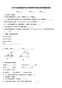 2023年山西省运城市永济市数学四下期末达标检测模拟试题含解析