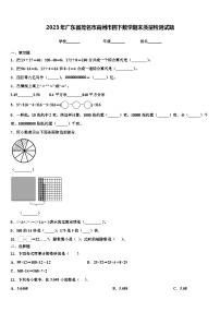 2023年广东省茂名市高州市四下数学期末质量检测试题含解析