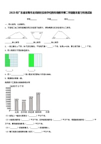 2023年广东省深圳市龙华新区实验学校四年级数学第二学期期末复习检测试题含解析