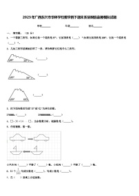 2023年广西东兴市华侨学校数学四下期末质量跟踪监视模拟试题含解析