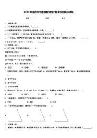 2023年德州市平原县数学四下期末检测模拟试题含解析