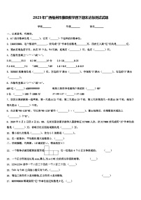 2023年广西梧州市藤县数学四下期末达标测试试题含解析