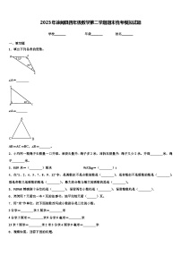 2023年徐闻县四年级数学第二学期期末统考模拟试题含解析