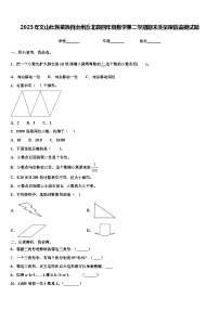 2023年文山壮族苗族自治州丘北县四年级数学第二学期期末质量跟踪监视试题含解析