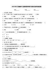 2023年江苏南京江北新区数学四下期末达标检测试题含解析