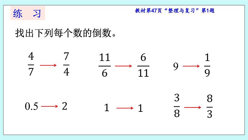 西师大版数学六年级上册3.10  整理与复习（1）　PPT课件04