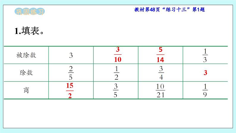 西师大版数学六年级上册3.10  整理与复习（1）　PPT课件07