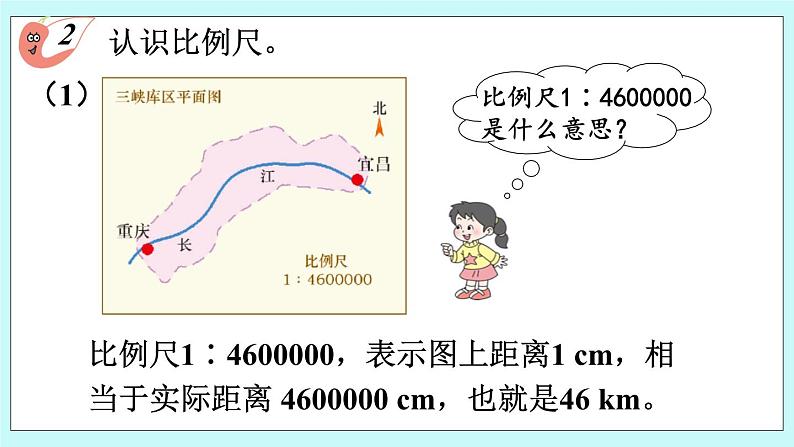 西师大版数学六年级上册5.3  比例尺（1）　PPT课件06