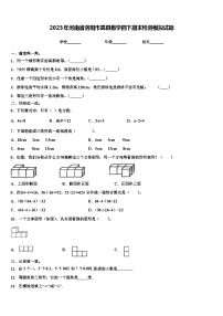 2023年河南省洛阳市嵩县数学四下期末检测模拟试题含解析