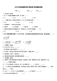 2023年泽库县数学四下期末复习检测模拟试题含解析