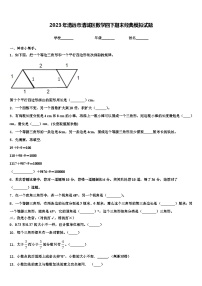 2023年清远市清城区数学四下期末经典模拟试题含解析