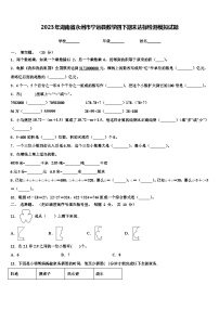 2023年湖南省永州市宁远县数学四下期末达标检测模拟试题含解析