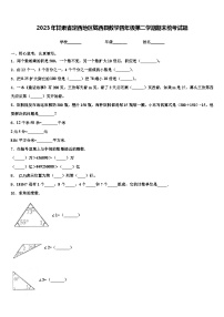 2023年甘肃省定西地区陇西县数学四年级第二学期期末统考试题含解析