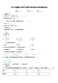 2023年福建省三明市宁化县四下数学期末达标检测模拟试题含解析