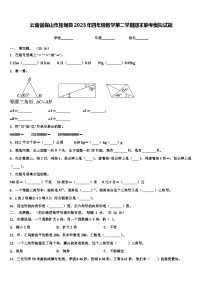 云南省保山市施甸县2023年四年级数学第二学期期末联考模拟试题含解析