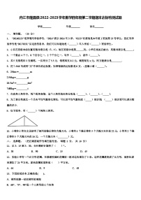 内江市隆昌县2022-2023学年数学四年级第二学期期末达标检测试题含解析