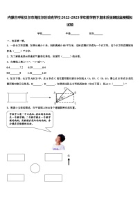 内蒙古呼伦贝尔市海拉尔区哈克学校2022-2023学年数学四下期末质量跟踪监视模拟试题含解析