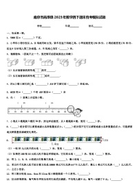 南京市高淳县2023年数学四下期末统考模拟试题含解析