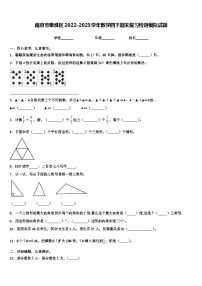 南京市秦淮区2022-2023学年数学四下期末复习检测模拟试题含解析