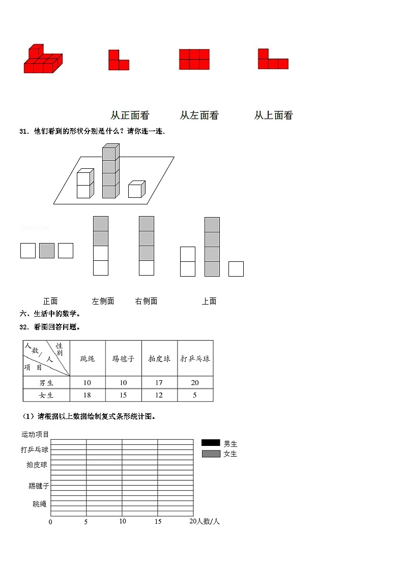 大兴安岭地区塔河县2023年数学四下期末监测模拟试题含解析第3页
