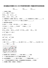 四川省眉山市洪雅县2022-2023学年数学四年级第二学期期末教学质量检测试题含解析