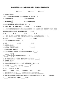 娄底市新化县2023年数学四年级第二学期期末统考模拟试题含解析