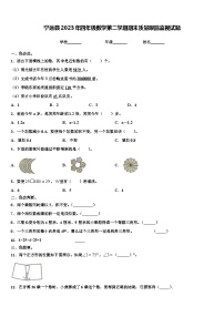 宁远县2023年四年级数学第二学期期末质量跟踪监视试题含解析