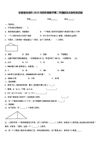 安徽省芜湖市2023年四年级数学第二学期期末达标检测试题含解析