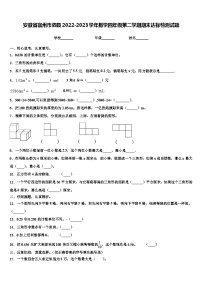 安徽省宿州市泗县2022-2023学年数学四年级第二学期期末达标检测试题含解析