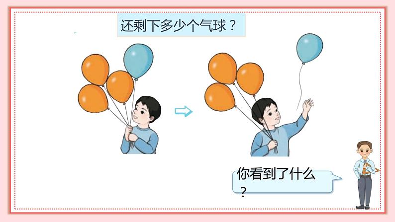 人教版小学数学一年级上册3.6《减法》课件06