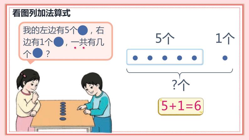 人教版小学数学一年级上册5.2《6和7的加减法》课件08