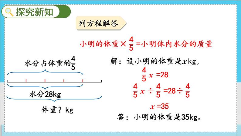 人教版数学六年级上册 第三单元 3.2.5 分数除法的应用（1） PPT课件+教案+习题07