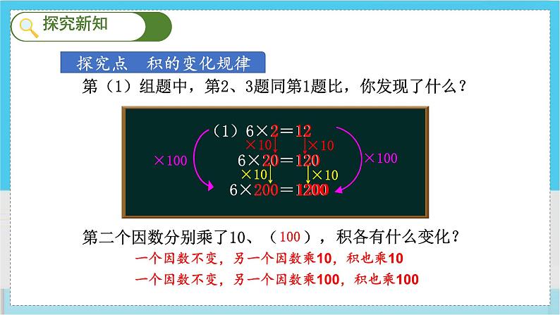 人教4数学上 第4单元 第3课时    积的变化规律 PPT课件+教案+导学案03